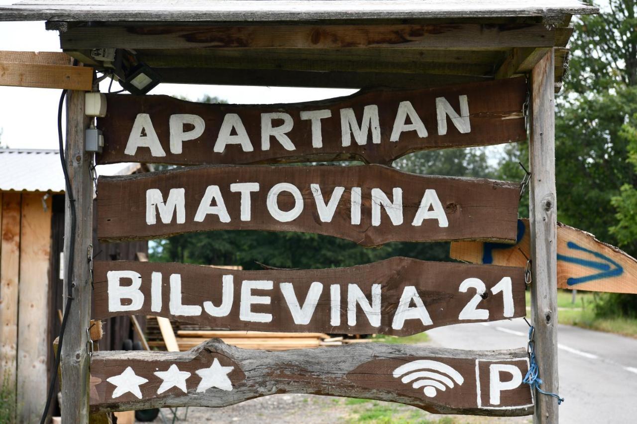 Apartments Matovina Saborsko Dış mekan fotoğraf